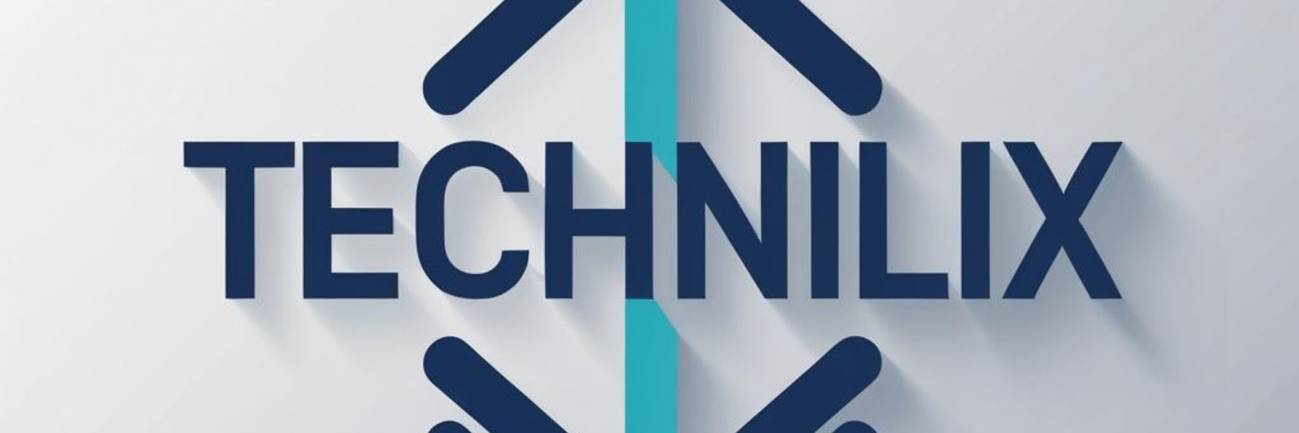 technilix logo with aqua accents